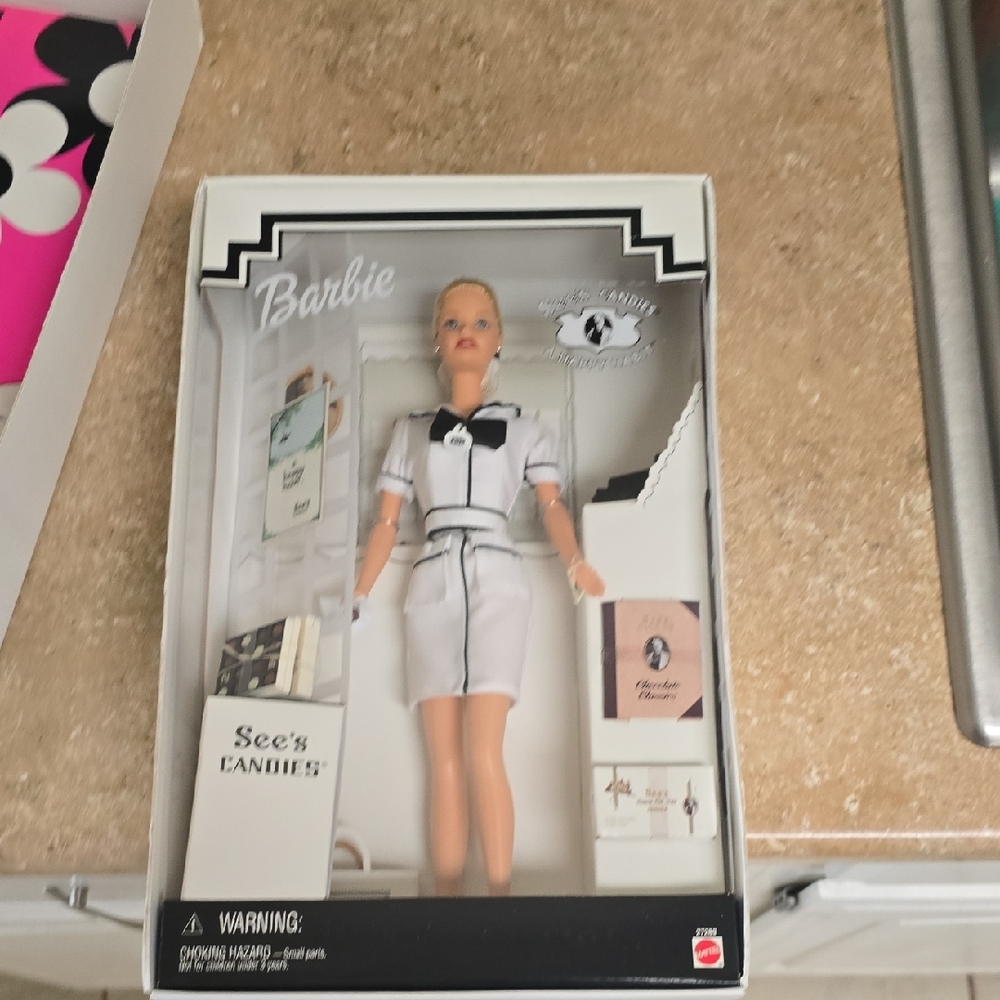 Barbie See's Candies Doll in Black and White Outfit